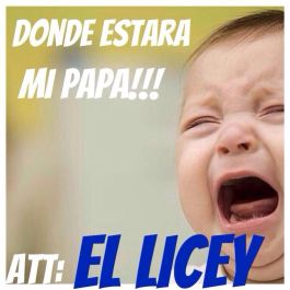 Bebé llorando Licey