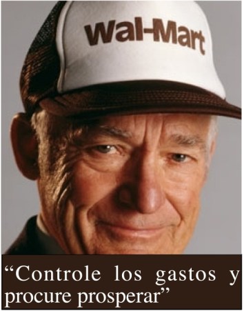 Una de las 10 reglas de éxito de Sam Walton, fundador de Wal-Mart.