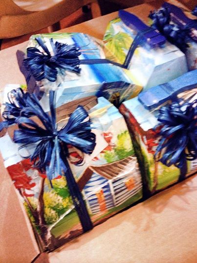 Mini limpiabotas rellenos de dulces criollos