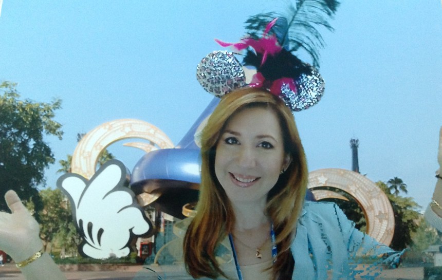 En el pabellón de Disney World. Hispanicize 2014