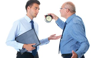 Llegar tarde al trabajo