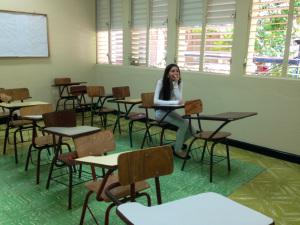Sarita en clases